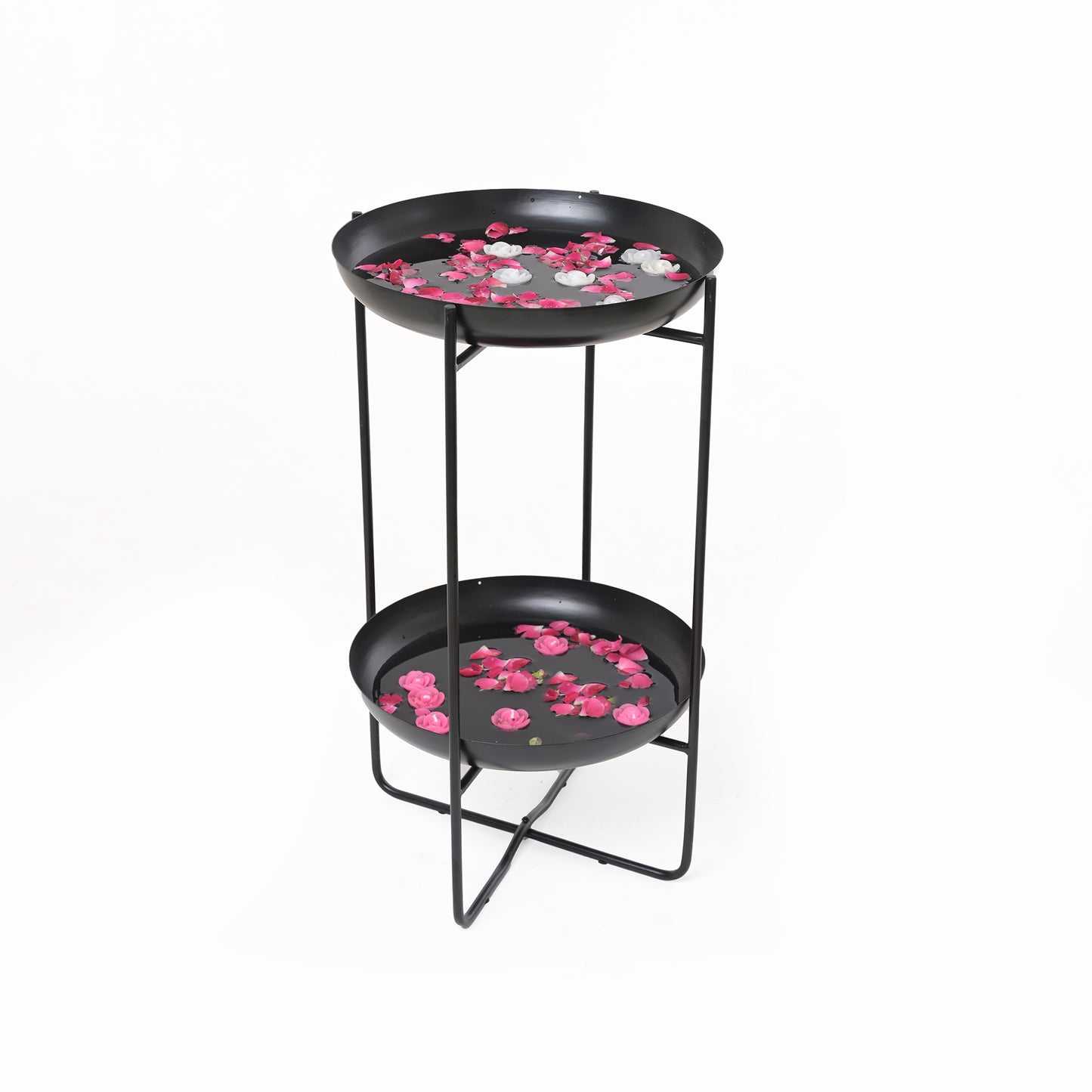 Metal Black Décor Stand