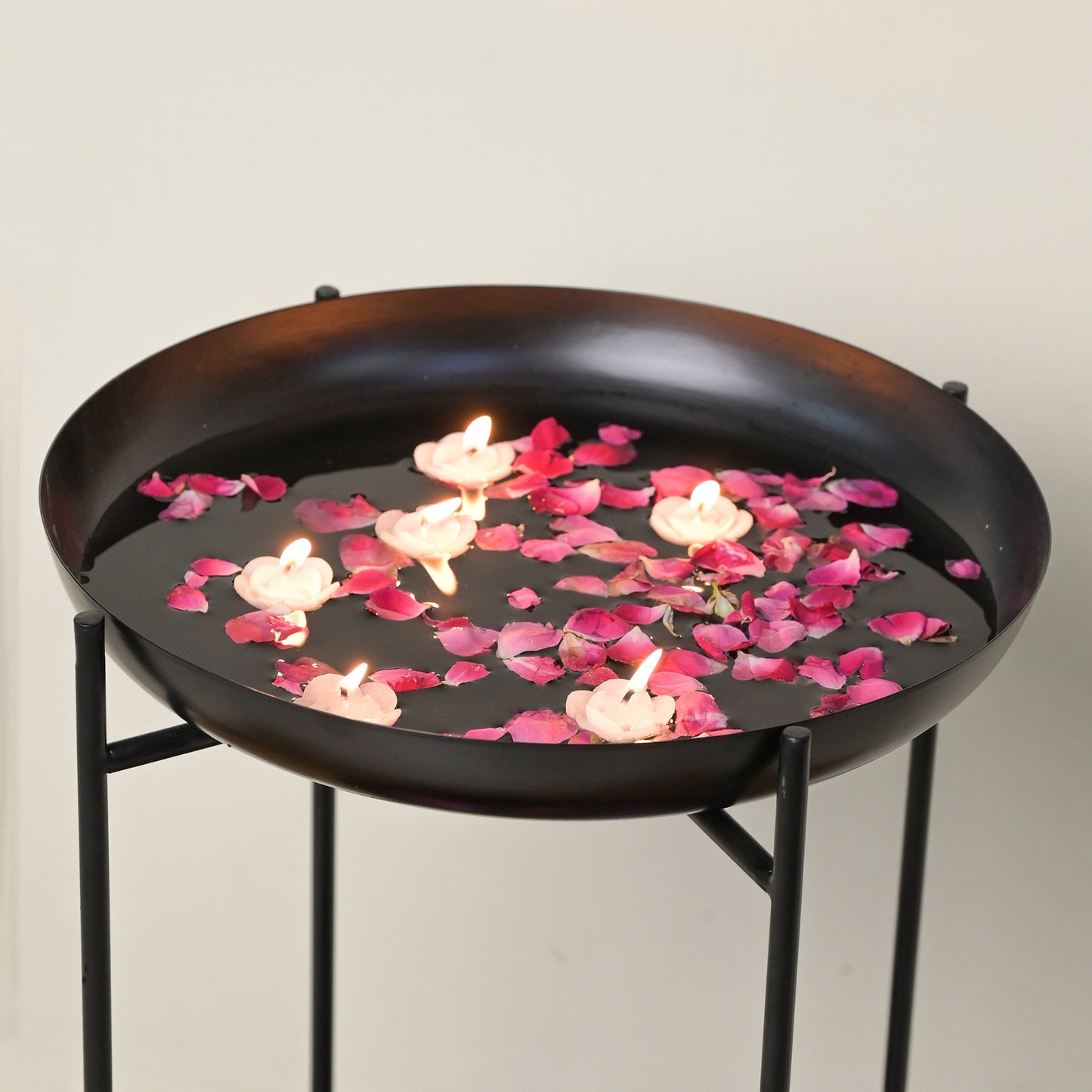 Metal Black Décor Stand