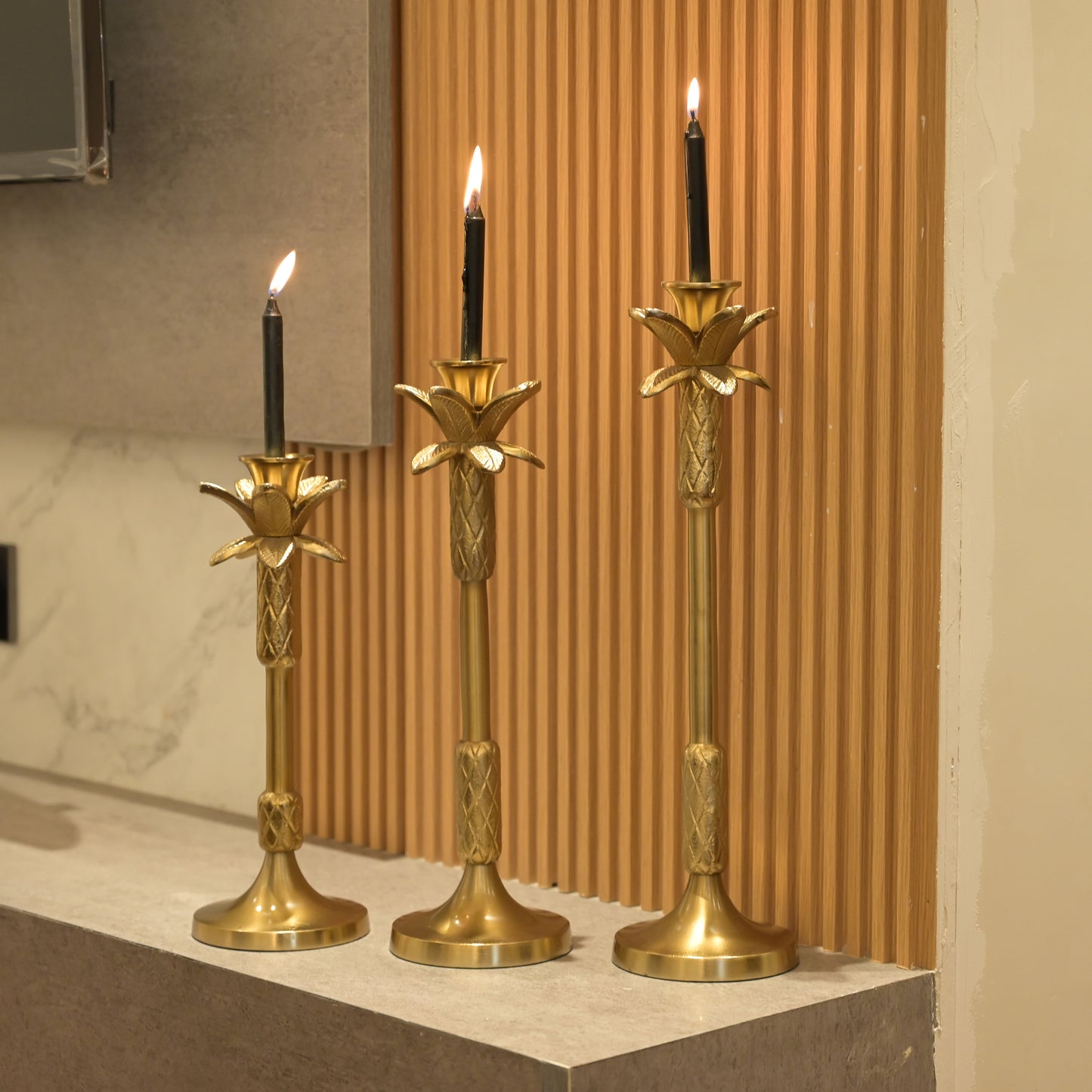 Set Of 3 Candle Holders