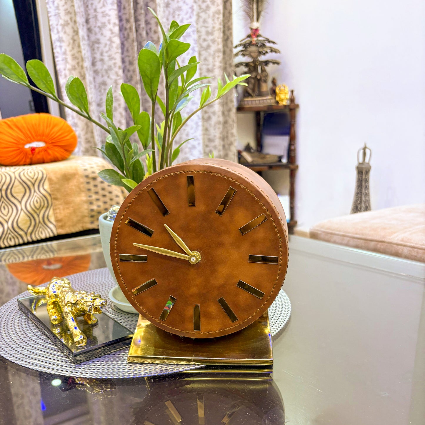 Set of 2 Brown Clock's