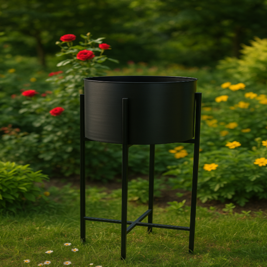 Metal Black Planters