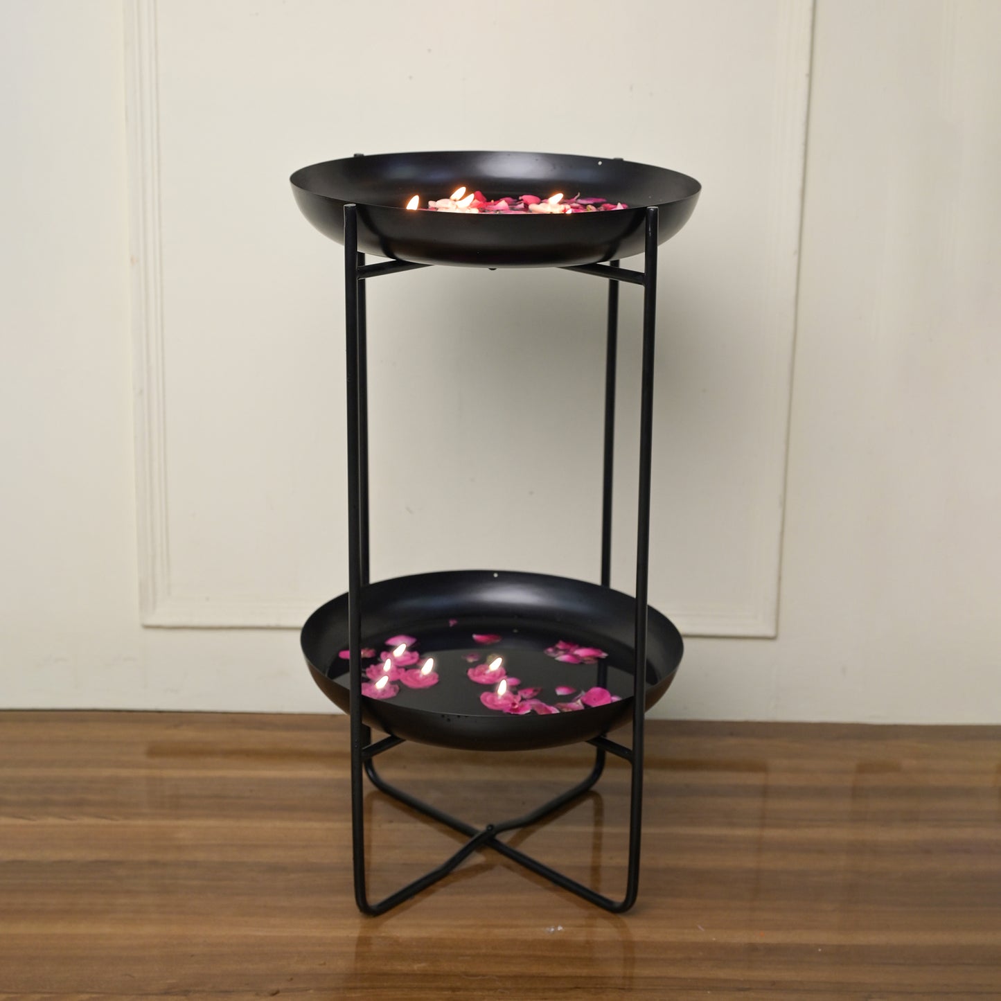 Metal Black Décor Stand